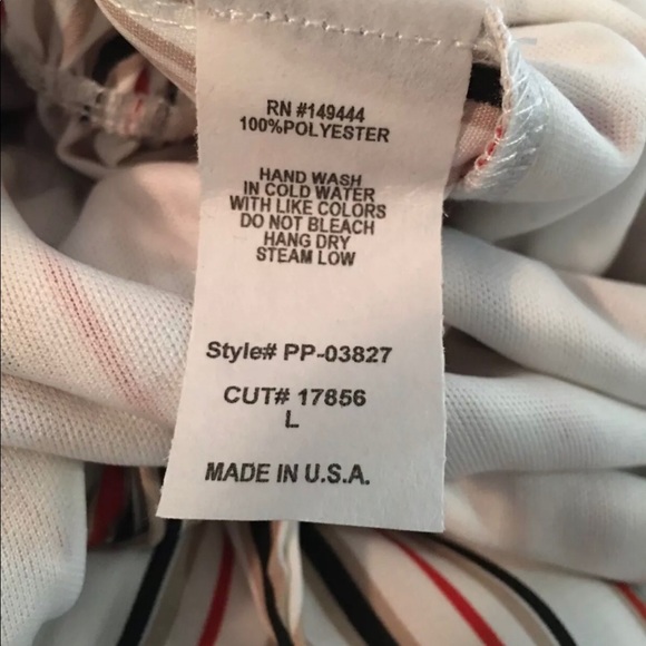 NEW Nimi K Papillon Blanc Striped Ivory Jumpsuit - Picture 9 of 9